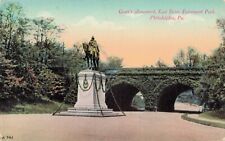 Postcard Grant's Monument, East Drive, Fairmount Park, Philadelphia, PA VTG picture