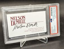 Nelson DeMille Autograph PSA/DNA Authenticated  Signed Business Card picture