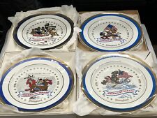 Set of 4 DISNEYLAND America on Parade Bicentennial 1776-1976 Plates #1909/3000 picture