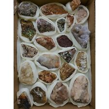 4Lb Wholesale Rare minerals Flat of 22 specimens of high quality Collection, #31 picture