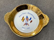 Vtg Bourdois & Bloch Porcelaine de Paris St. Louis Bicentennial 1764 - 1964 Dish picture