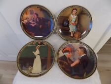 Lot of 4 vintage Norman Rockwell American Dream collector plates picture
