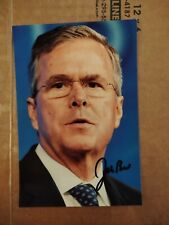 Jeb Bush Autographed 4x6 Photo Governor Florida U.S. Presidential Candidate  picture