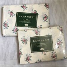 NEW VTG Laura Ashley Florette King Flat Western King Fitted Sheet Set 1989 picture
