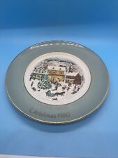 Avon Christmas Collectible Plate Country Christmas Enoch Wedgwood England 1980  picture