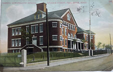 Postcard MA Fall River Samuel Longfellow School on William Street c1910 View U03 picture