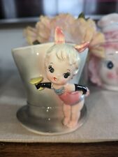 Vintage (1962) Relpo Playboy Bunny Girl Planter Or Jellybean Holder -Ultra Rare picture