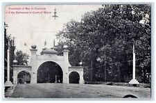 c1910's Court of Honor May 20th Charlotte Entrance NC North Carolina Postcard picture
