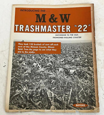 Vintage M&W Gear Introducing the Trashmaster 22 Deep Dish Design Brochure picture