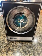 Vintage 1960 WORLD TIME CLOCK by HOWARD MILLER 8rw300 picture