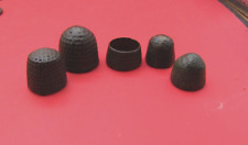 COLECTION MEDIEVAL BRONZE BEE HIVE THIMPLES & OPEN TOP TAYLERS THIMBLE UK DUG picture