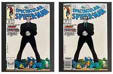 Spectacular Spider-Man #139 Newsstand & Direct LOT (Marvel Comics, 1988) picture