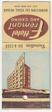 c1950s~Fremont Hotel & Casino~Las Vegas Nevada NV~Vintage Matchbook Cover picture