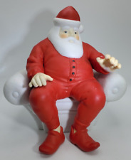 Dept. 56, Ceramic, Large Santa Relaxing in a Large Comfy Chair picture