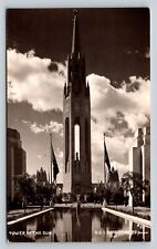 c1939 RPPC TOWER of the SUN Golden Gate International Exposition VTG Postcard picture