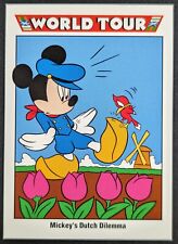Mickey Netherlands 1991 World Tour Impel Disney Collector Card #203 (NM) picture