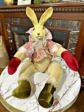 Katherine's Collection Bunny Rabbit 19”Doll Easter Vintage By Wayne Kleski picture