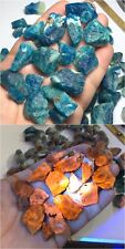 265 Grams / Rare Bluish Green Sodalite New Find From Badakhshan, Strong UV picture