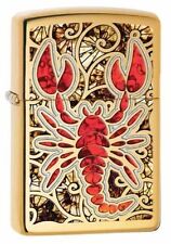 Zippo Windproof Fusion (Stained Glass) Scorpion Lighter, 29096, New In Box picture