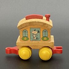 Vintage 1958 Peanuts Wooden Train Vehicle SNOOPY EXPRESS AVIVA Replacement Car picture