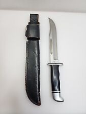 Buck USA 120 General Fixed Blade Knife + Leather sheath 12