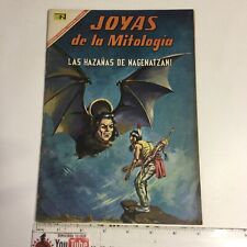 1967 SPANISH COMICS JOYAS DE LA MITOLOGIA #67 HAZAÑAS NAGENATZAN NOVARO MEXICO picture