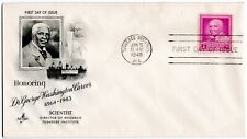 GEORGE WASHINGTON CARVER 1948 FIRST DAY COVER TUSKEGEE INSTITUTE 1st LABORATORY picture