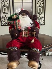 Large African American Sitter Santa Claus  picture