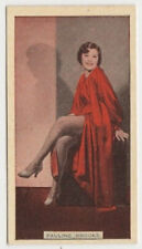 Pauline Brooks 1935 Godfrey Phillips Stage and Cinema Beauties Tobacco Card #19 picture