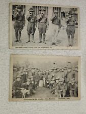 (C04) Lot of 4 SCARCE WW1 U.S. Army Commercial Real Photo Postcards of Battle picture