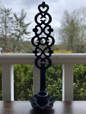 Robert Emig Black Cast Iron Metal Wall Candle Holder French Country #1391 picture