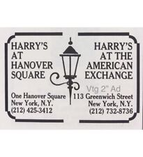 Harry's Hanover Square, The Exchange NY 2