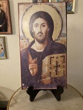Orthodox Icon Christ Pantocrator (Sinai) XL 17x9 picture