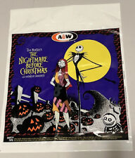 Vintage 1994 Trick Or Treat Bag NIGHTMARE BEFORE CHRISTMAS-A&W Rootbeer-plastic- picture