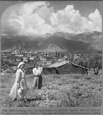 Modern Homes,Ancient Sparta,Famous Taygetos Mountains,Greece,c1907,Child,Woman picture