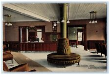 1922 Interior Lobby Osborne House Auburn New York NY Hotel Restaurant Postcard picture