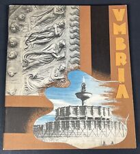 1937 Vintage UMBRIA Italy Travel Brochure Map Tourist 1930's Guide Art Deco picture