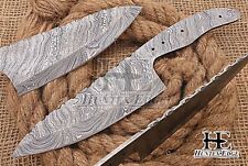 HUNTEX Hand-Forged Damascus Blade 260mm DIY Kitchen Blank Blade For Knife Making picture