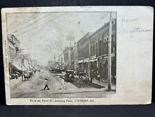 Postcard Sterling Ill View of Third Street  Looking East picture