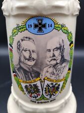 West Germany Beer Stein Wilhelm the 2nd & Franz Joseph the 1st 1985 -di picture