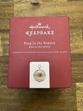 Hallmark 2nd 2016 Keepsake Ornaments Ring In The Season Metal Bell Christmas picture