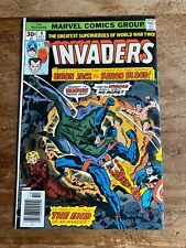 INVADERS #9 Marvel Comics 1976 3rd Appearance UNION JACK BARON BLOOD Newsstand k picture