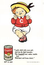 Postcard Campbell's Soup Kid Can Poem Girl c1912 Artwork Continental 6x4 picture