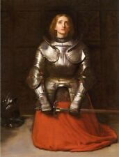 Art Oil painting woman with sword Joan-of-Arc-Sir-John-Everett-Millais art picture