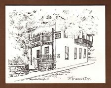 St. Francis Inn Note Card St. Augustine Florida Blank Inside 5.5
