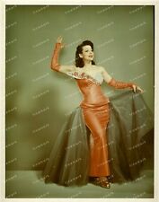 1950 PHOTOGRAPH VINTAGE ORIGINAL ROSE LA ROSE BURLESQUE ANSCO HIGH GLOSS COLOR 6 picture