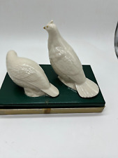 Vintage Lenox China Game Birds Salt and Pepper Set (2) picture