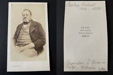 Le Vot, Morlaix, Charles Richard, Historian Vintage Albumen Print CDV. 1803_1 picture