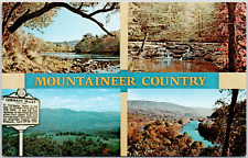 Mountaineer Country West Virginia Greenbriar Germany Valley USA Vintage Postcard picture