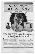 1918 Sempre Giovine Soap Antique Print Ad WW1 The Secret Of A Good Complexion  picture